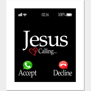 Jesus Calling - Funny Christian Gift Posters and Art